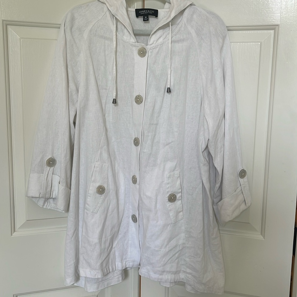 Jones New York Linen Coat